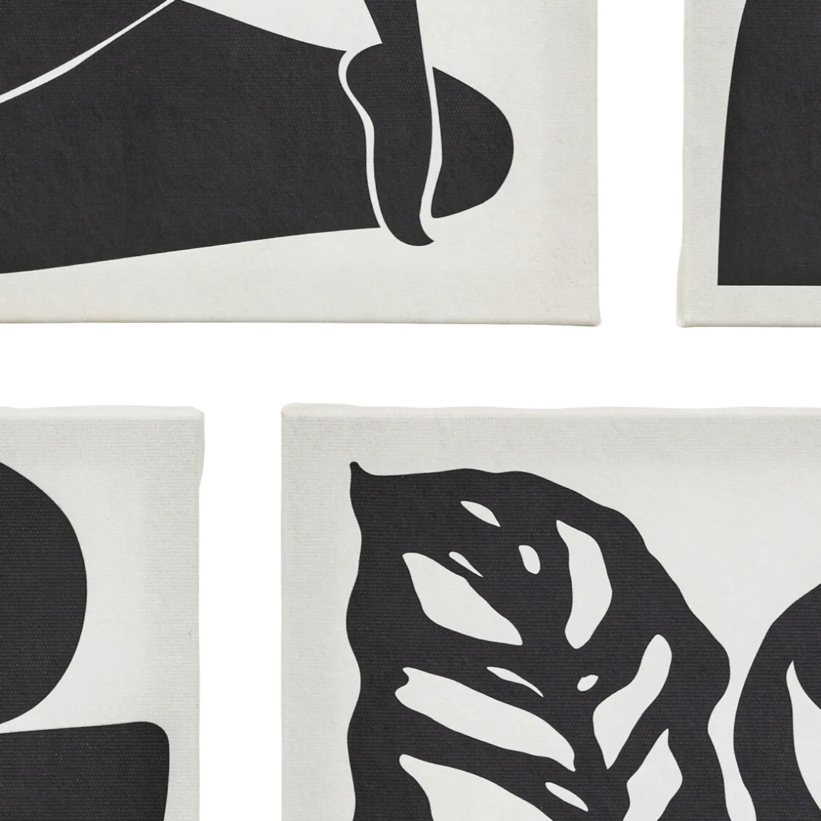 Lot de 5 toiles imprimées "Cynthia"