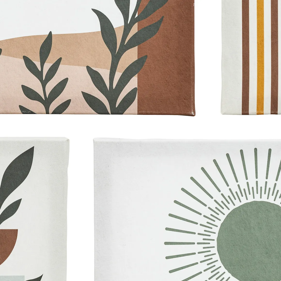 Lot de 5 toiles imprimées "Cynthia"