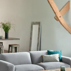 Miroir en bois à relief