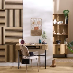 Panneau décoratif tasseaux bois Colva