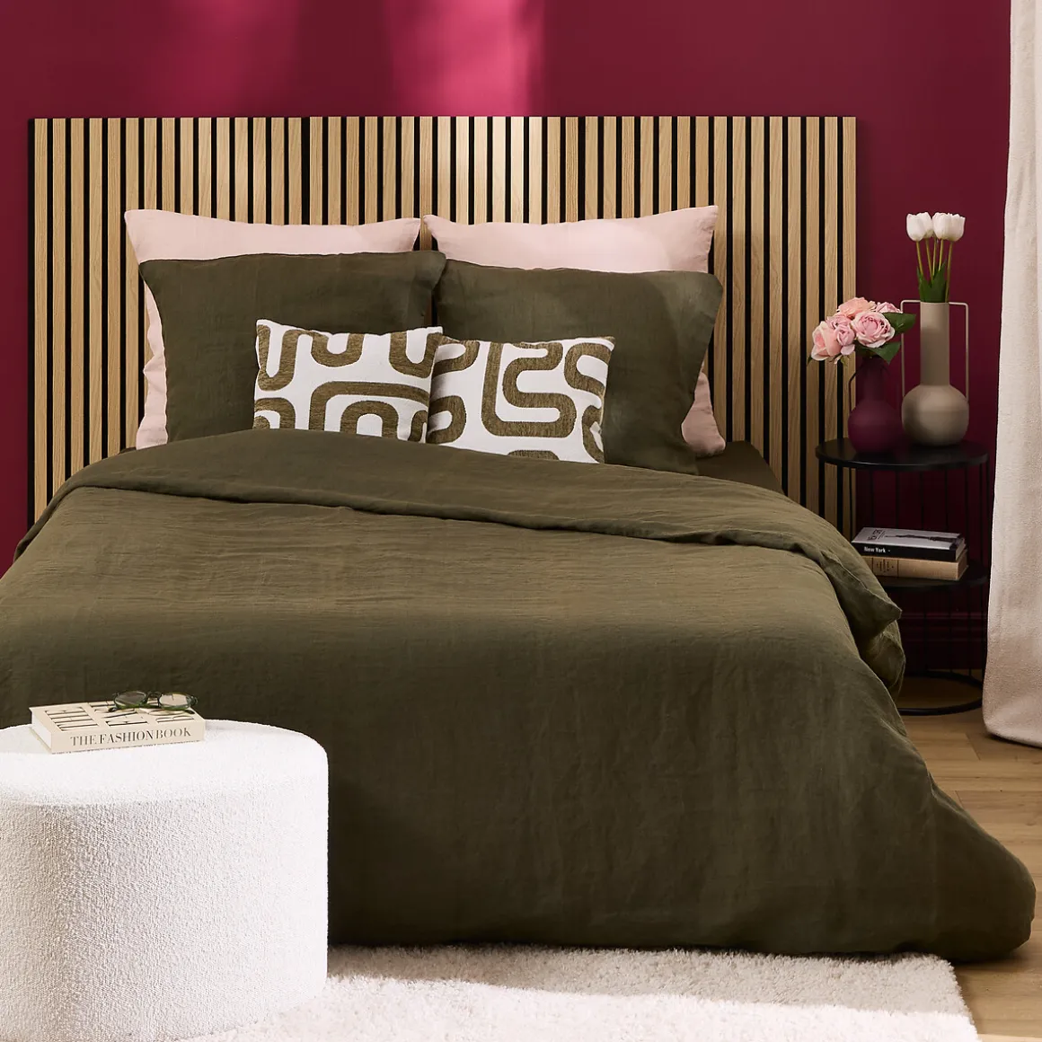 Panneau décoratif tasseaux bois Colva