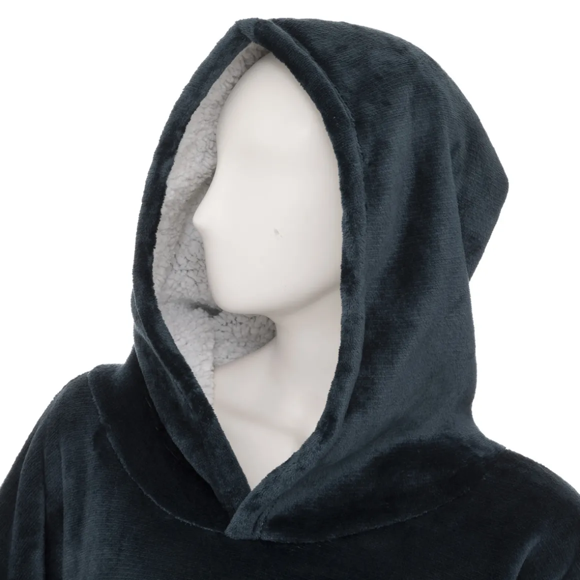 Plaid à manches capuche