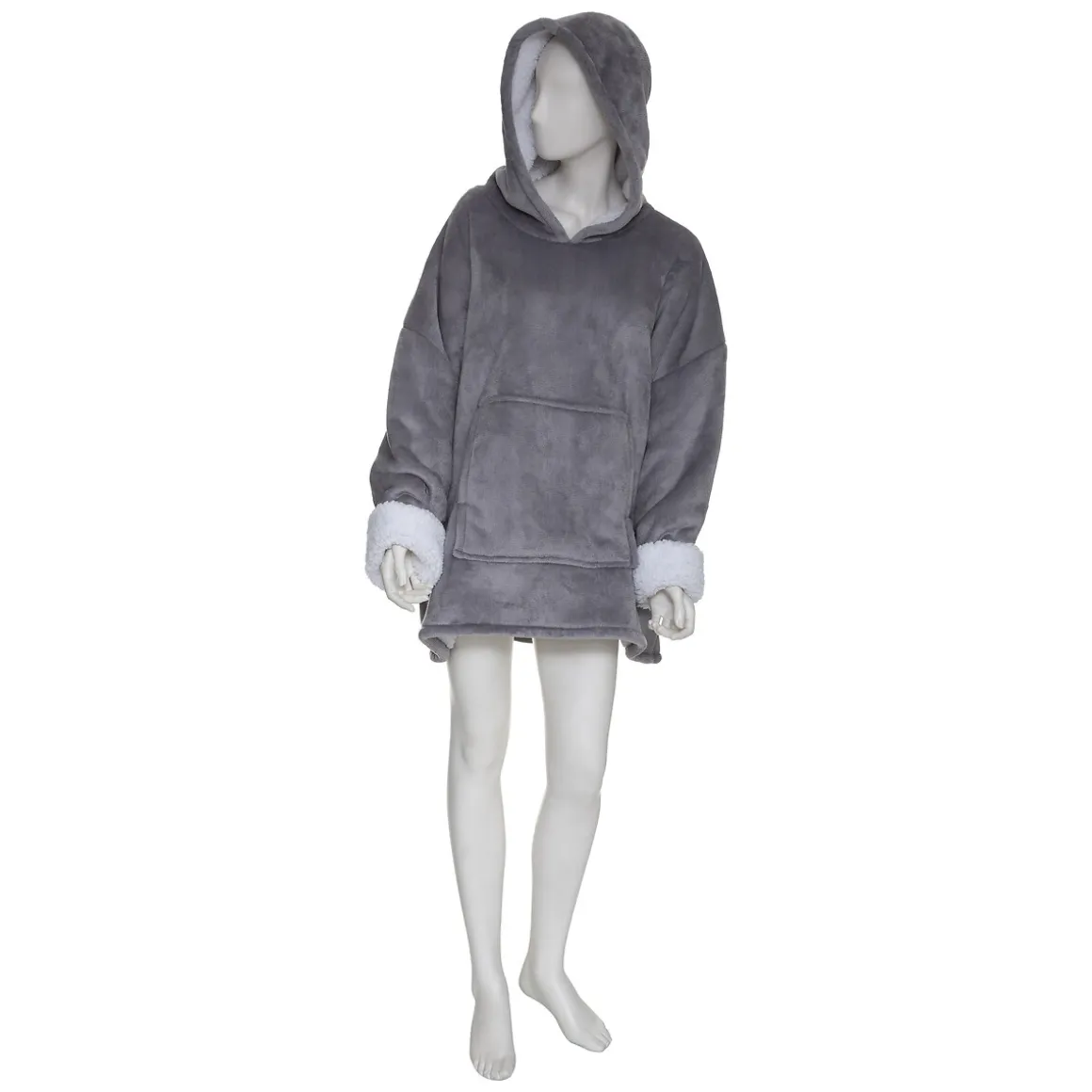 Plaid à manches capuche