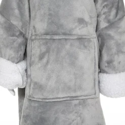 Plaid à manches capuche 