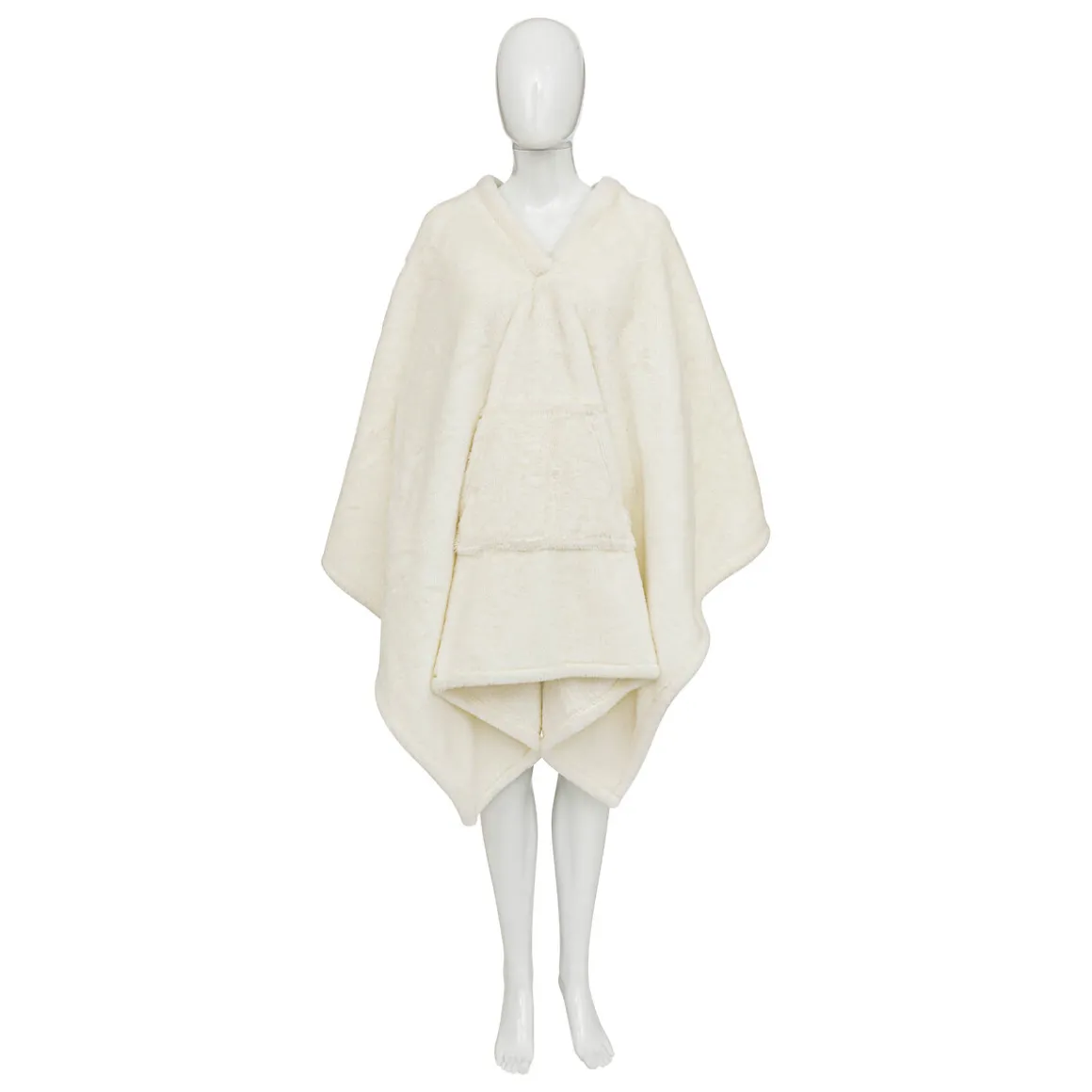 Plaid à manches fourrure "Aksel"