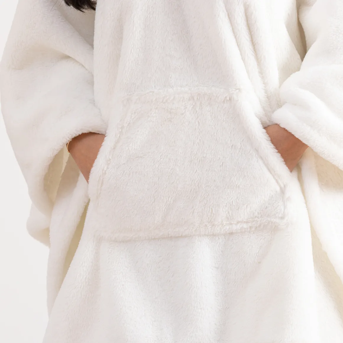 Plaid à manches fourrure "Aksel"