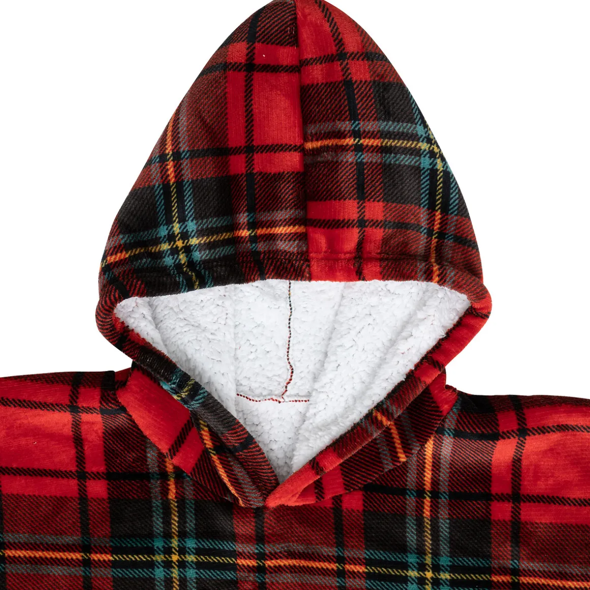 Plaid à manches "Hoodie"