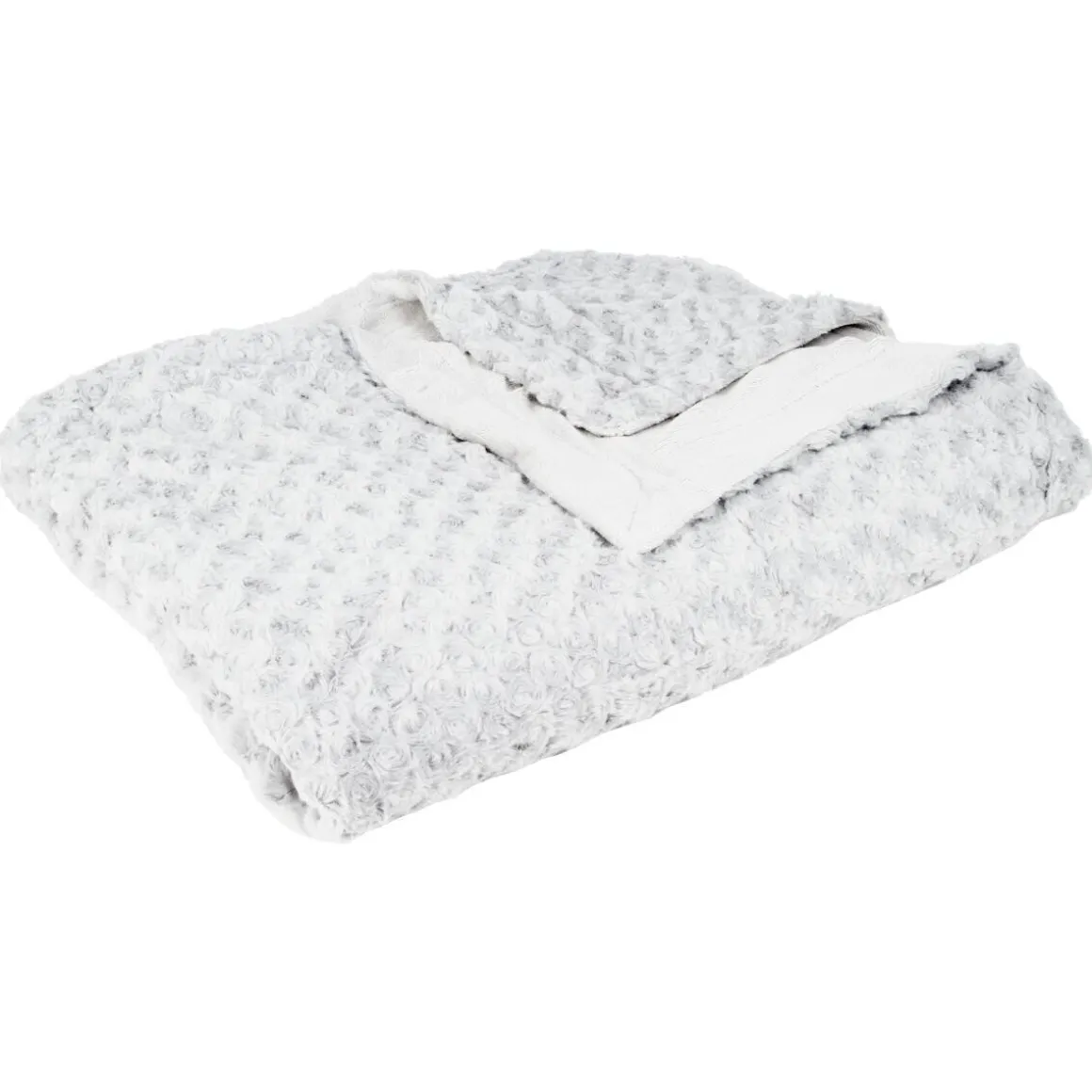 Plaid "Bouclette" fausse fourrure