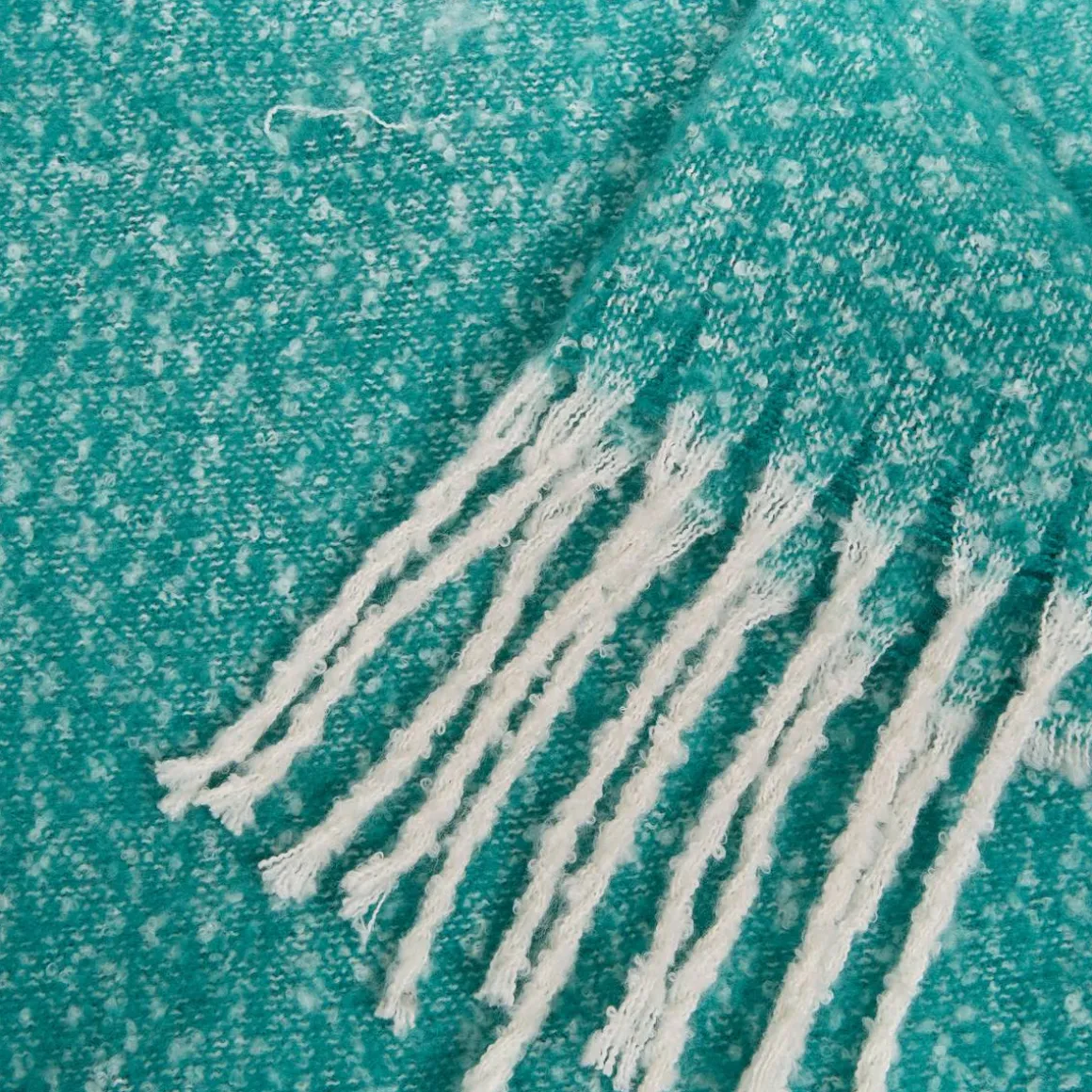 Plaid effet mohair "Flow"