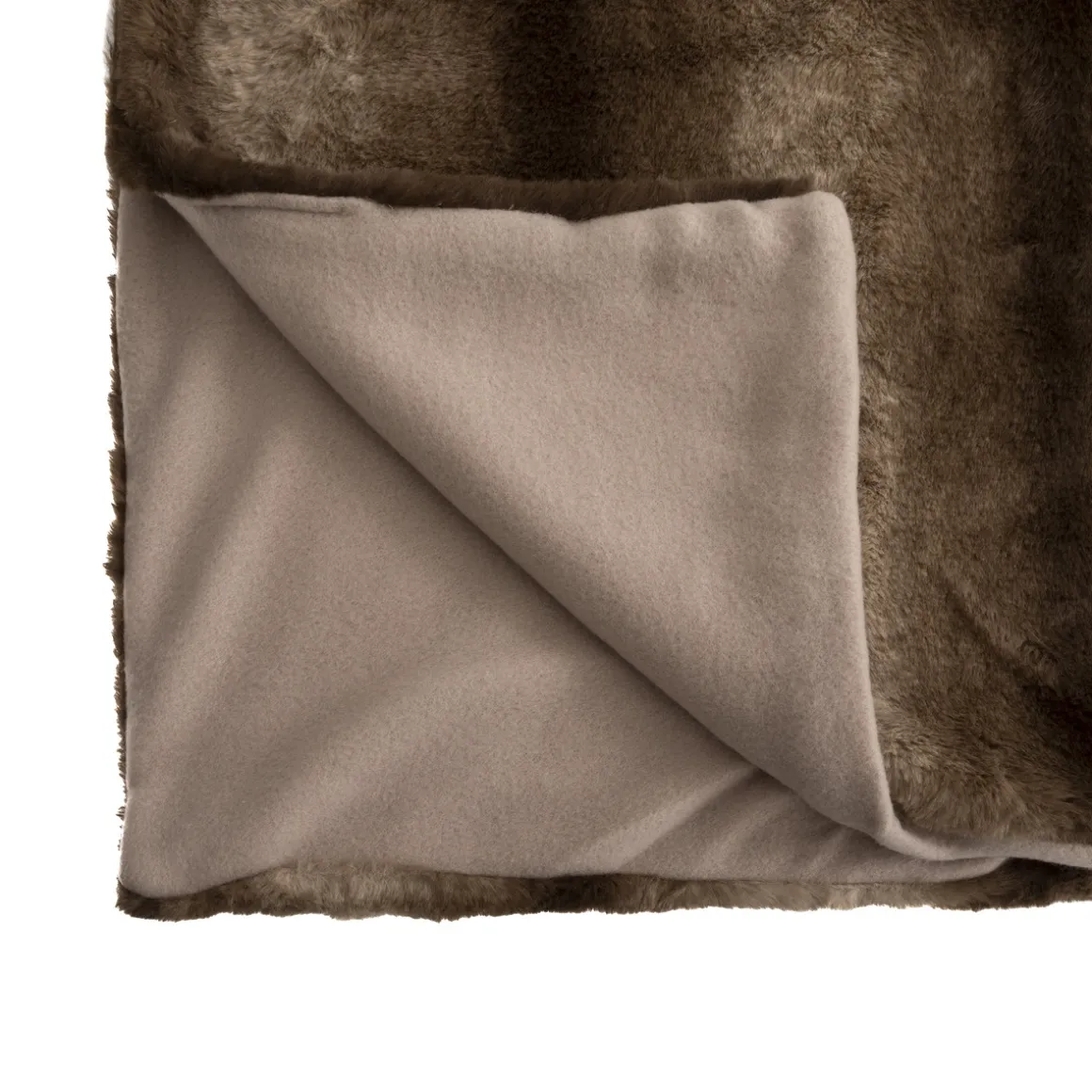 Plaid "Grizzli" fausse fourrure