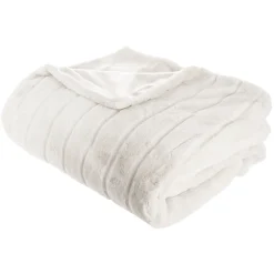 Plaid "Manoir" fausse fourrure