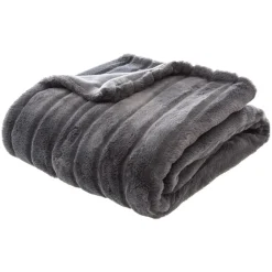 Plaid "Manoir" fausse fourrure