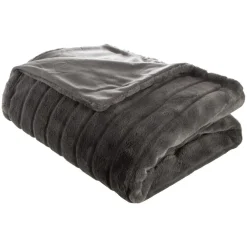 Plaid "Manoir" fausse fourrure