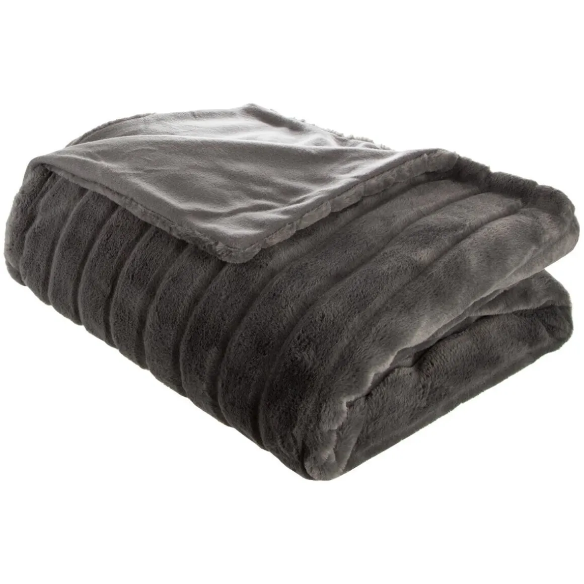 Plaid "Manoir" fausse fourrure