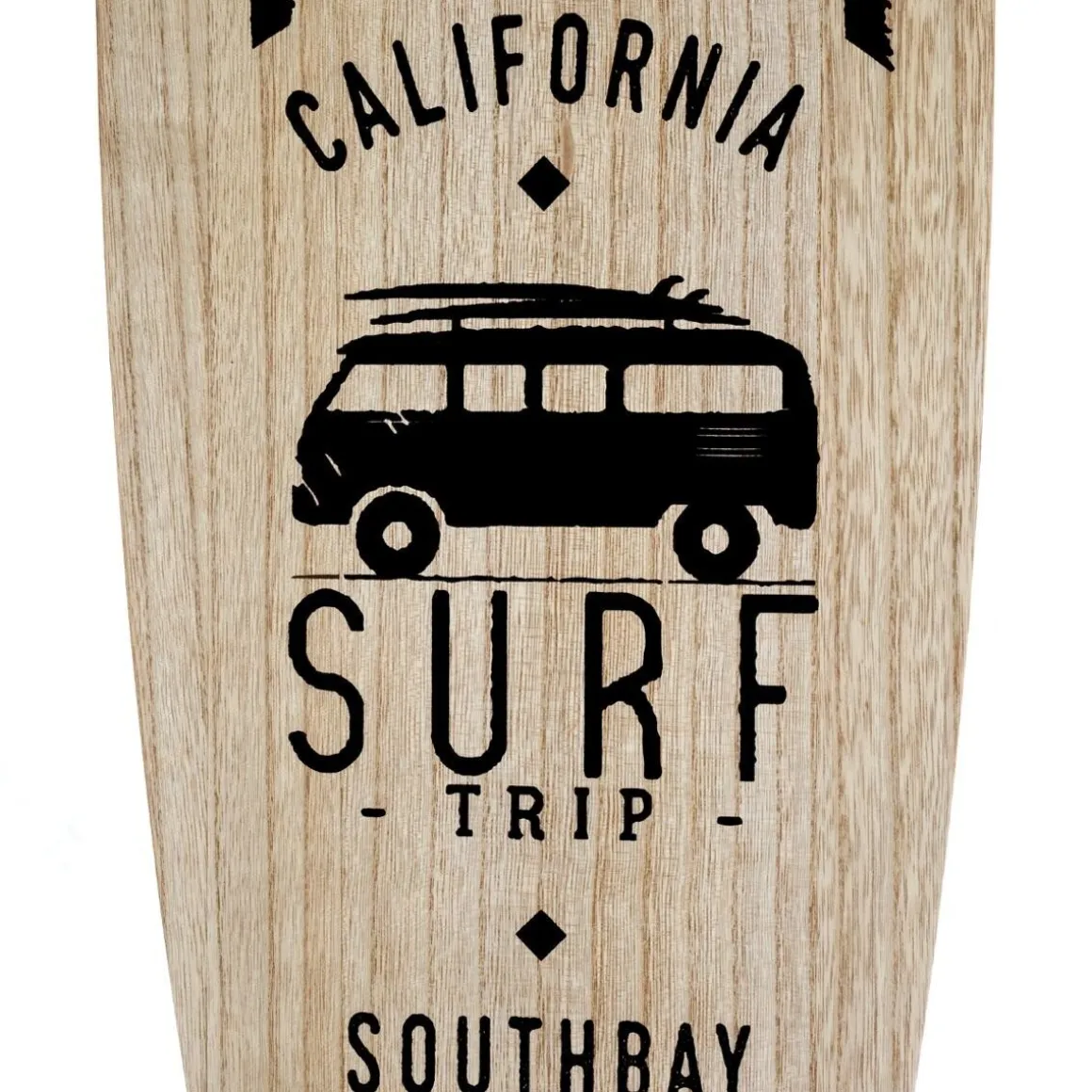 Planche "South", bois et métal