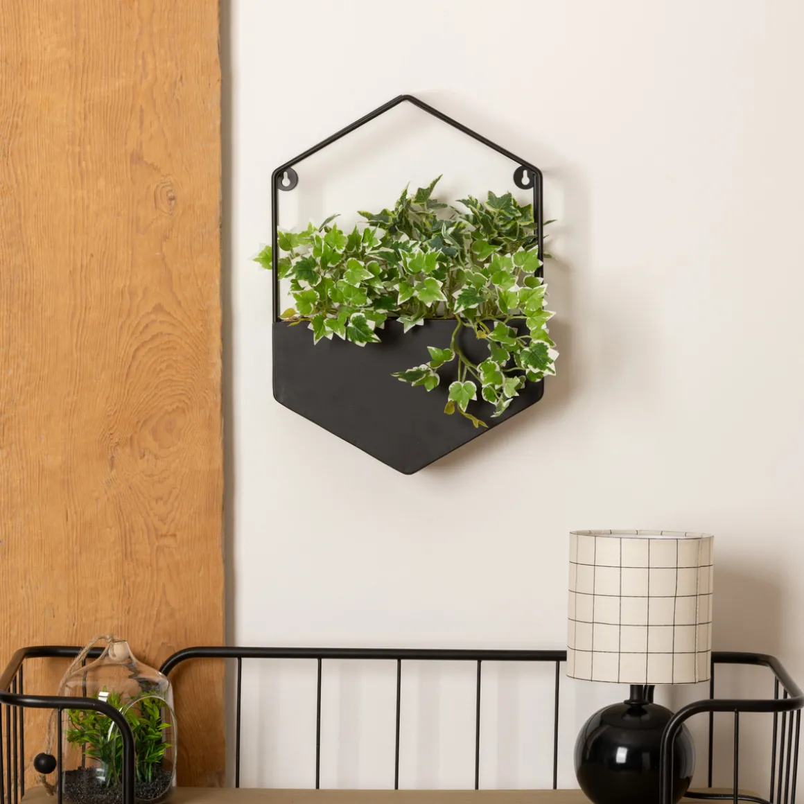 Plante artificielle suspendue "Curt"