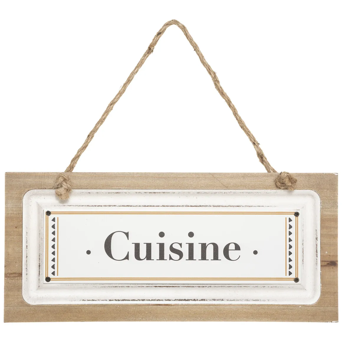 Plaque de porte bois