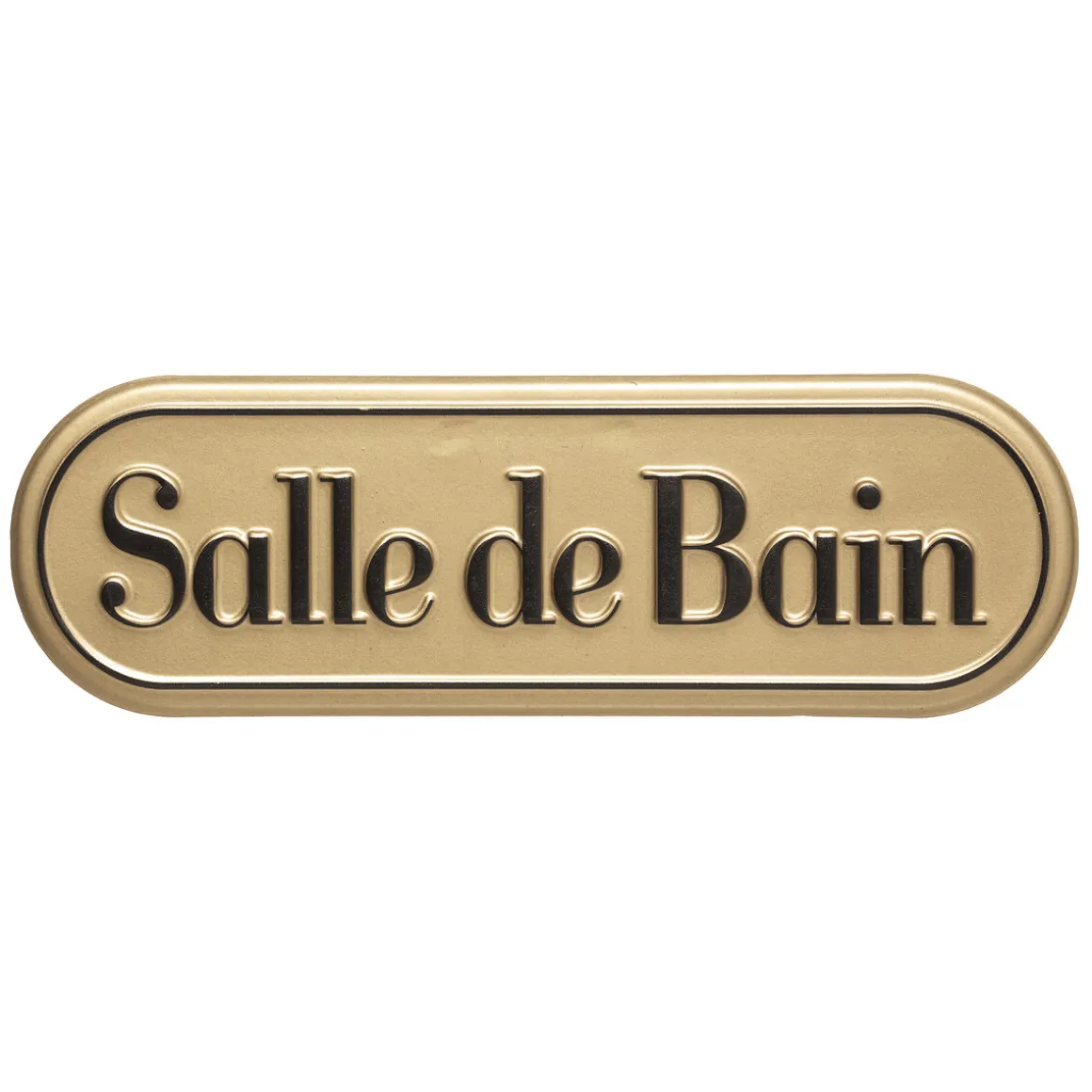 Plaque de porte métal "Becky"