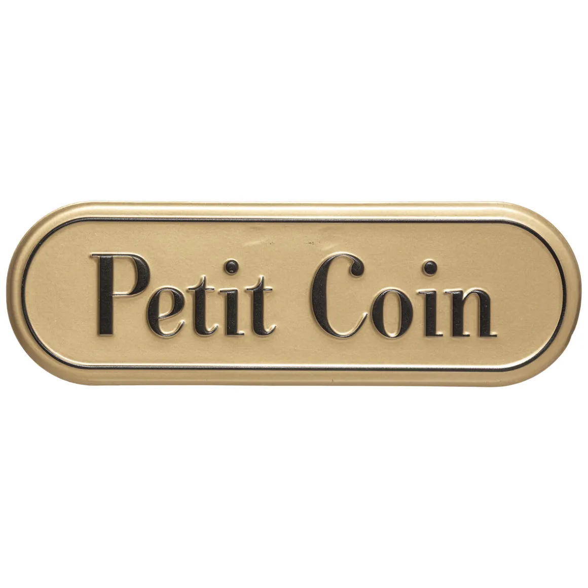 Plaque de porte métal "Becky"