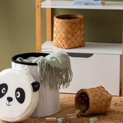 Pouf-coffre enfant Panda "Andy"