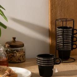 Rack 4 mugs "Ethnikaa"