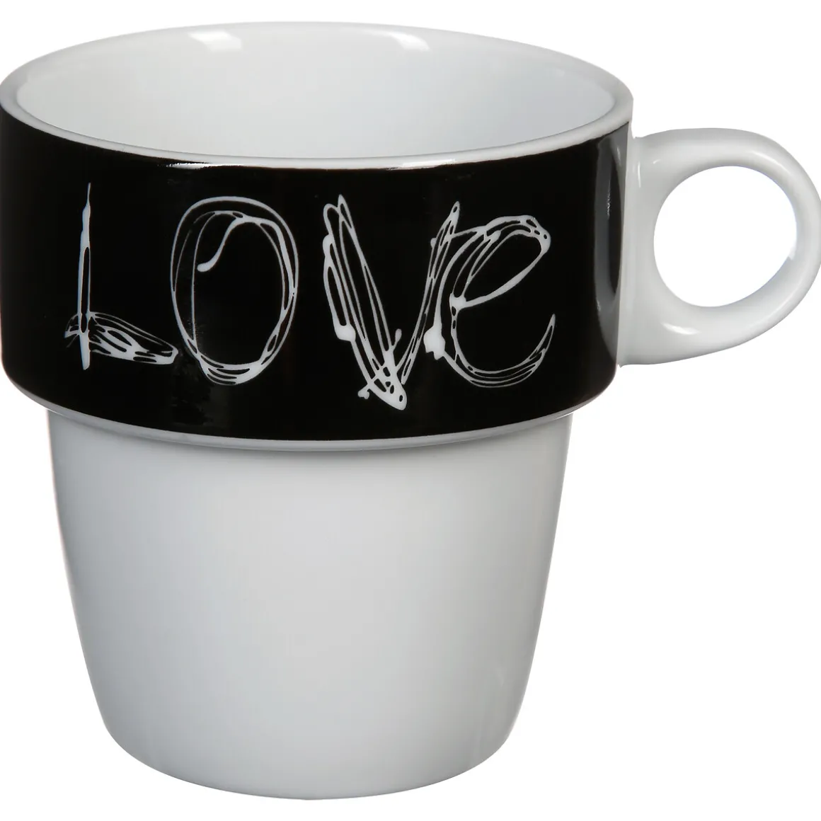 Rack 6 mugs "Love"