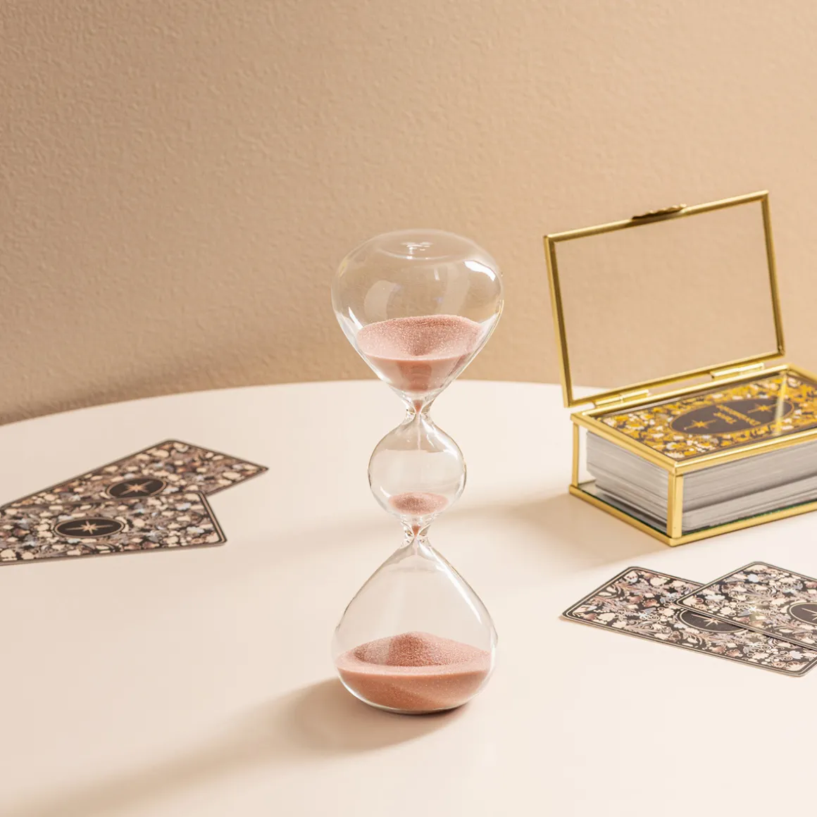 Sablier en verre "Wavy bliss"