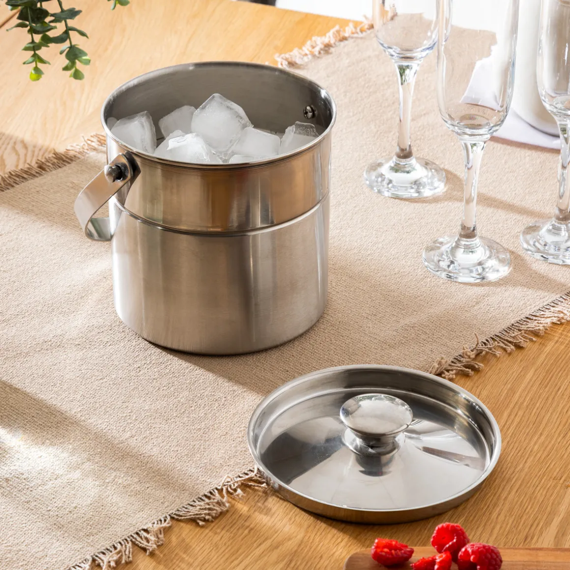 Seau à glace double paroi