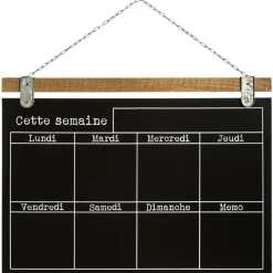 Semainier ardoise "Micha"