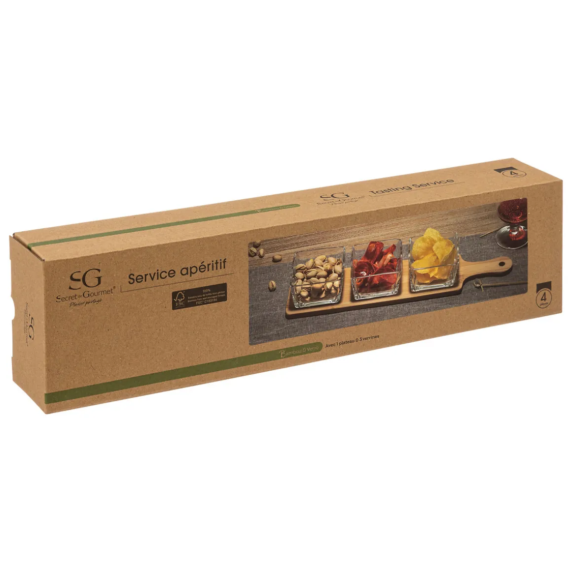 Service apéritif 4 pièces