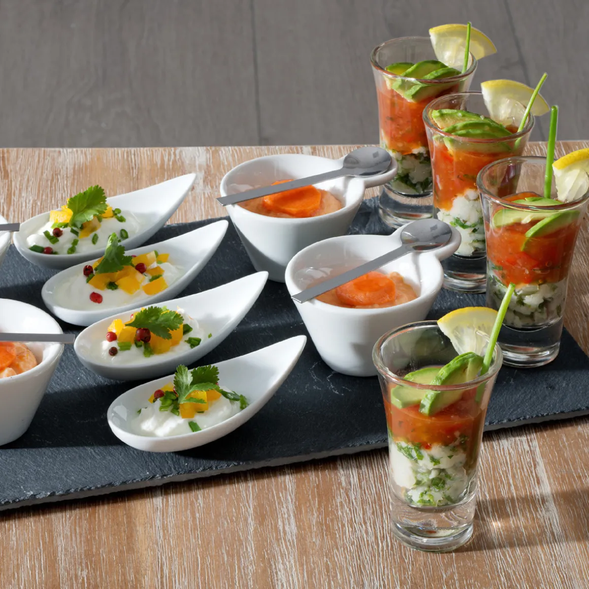 Service apéritif 17 pièces