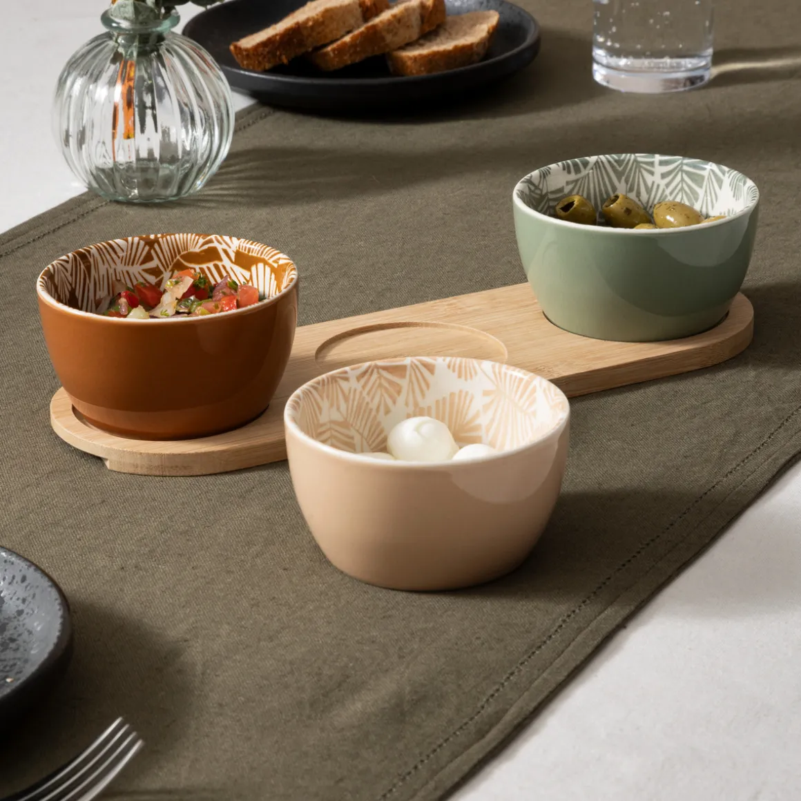 Service apéritif 4 pièces "Dolce Riviera"