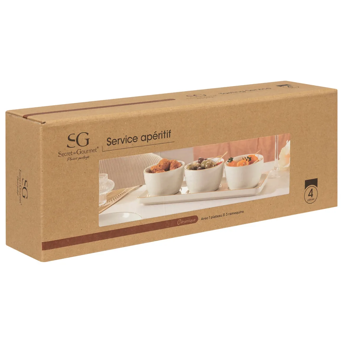 Set apéritif 4 pièces "Arya"