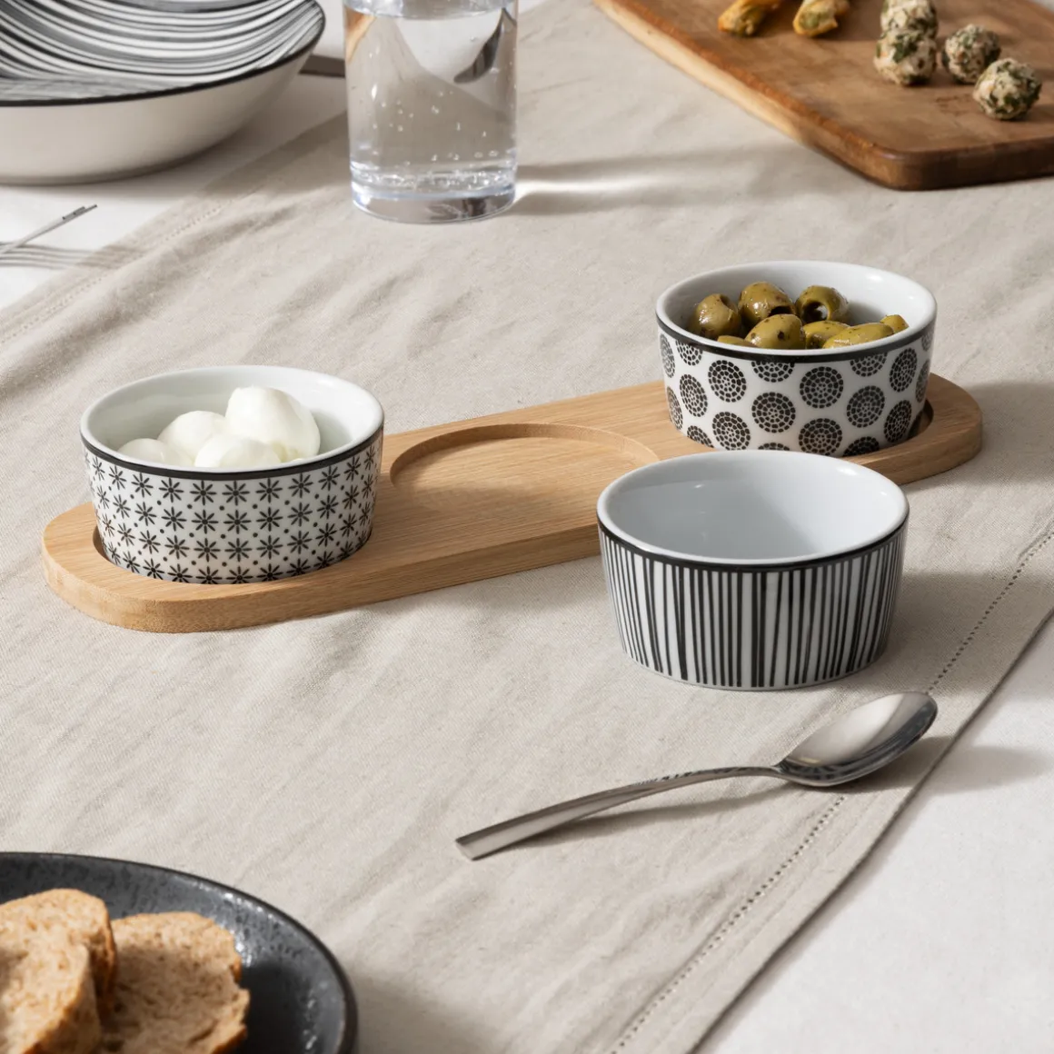 Set apéritif 4 pièces "Bohemia"