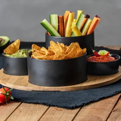 Set apéritif 5 pièces "Modern wood"