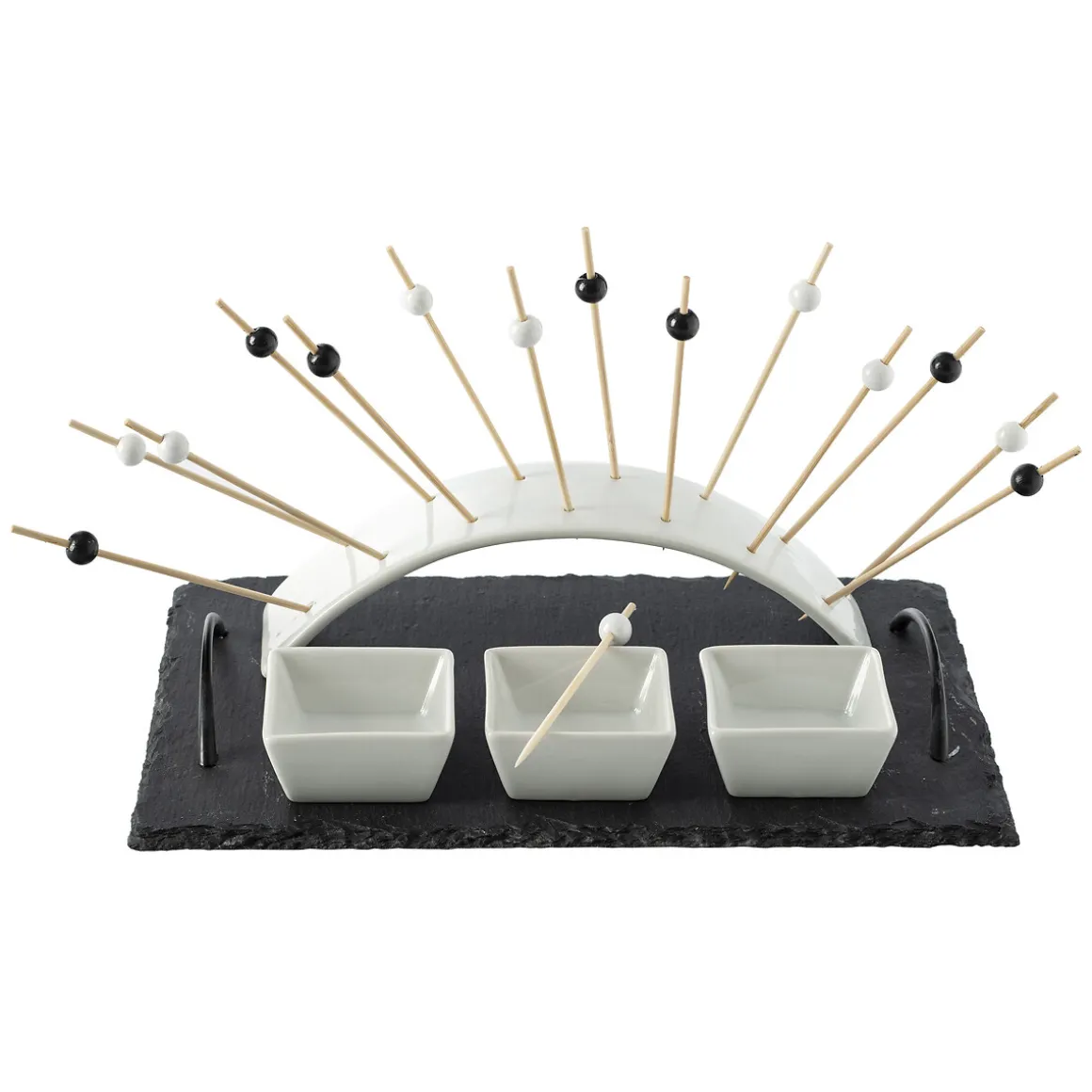 Set apéritif arc 5 pièces