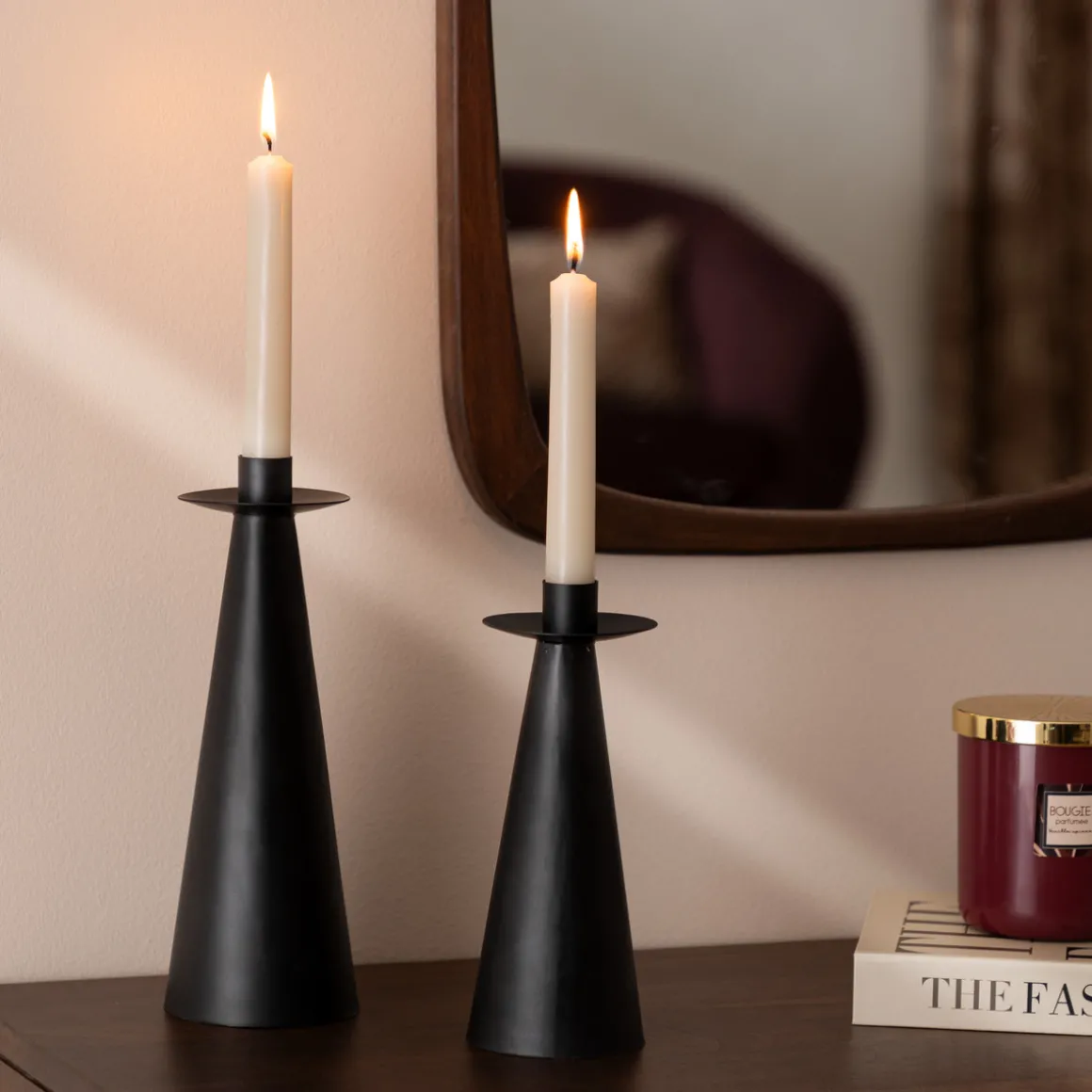 Set de 2 bougeoirs "Automne"