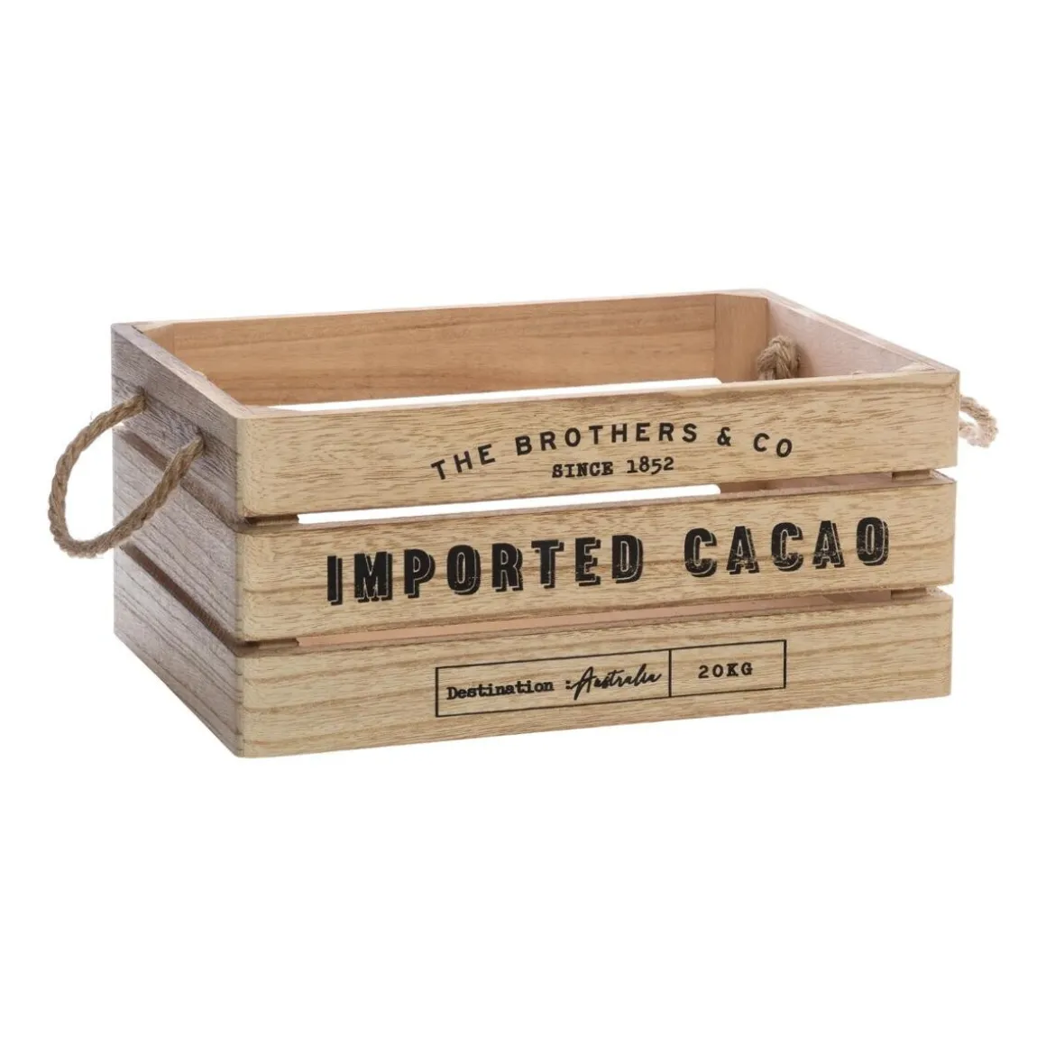 Set de 3 cagettes "Colonial"