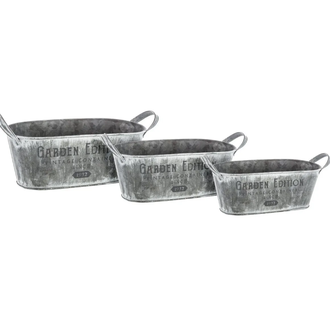 Set de 3 jardinieres