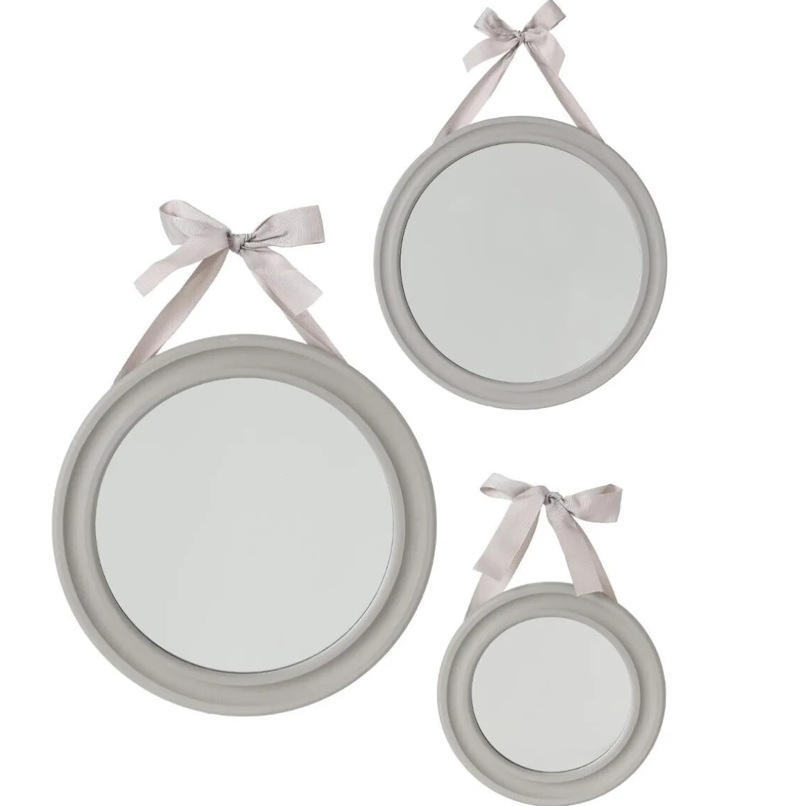Set de 3 miroirs ronds "Alexia"