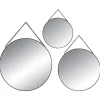 Set de 3 miroirs ronds "Leny"