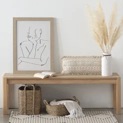 Set de 3 paniers à anses rectangulaires