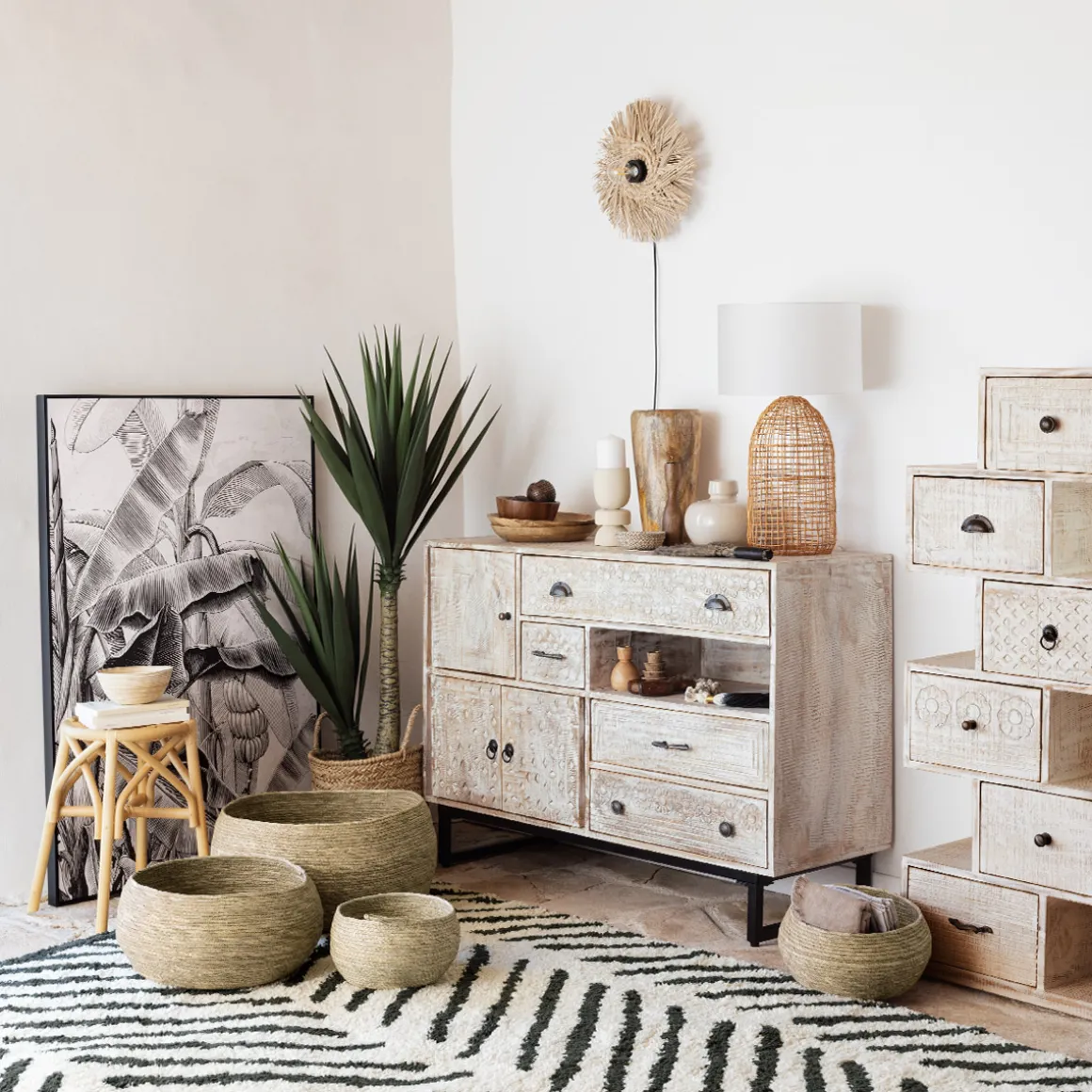 Set de 4 paniers "Aliza"