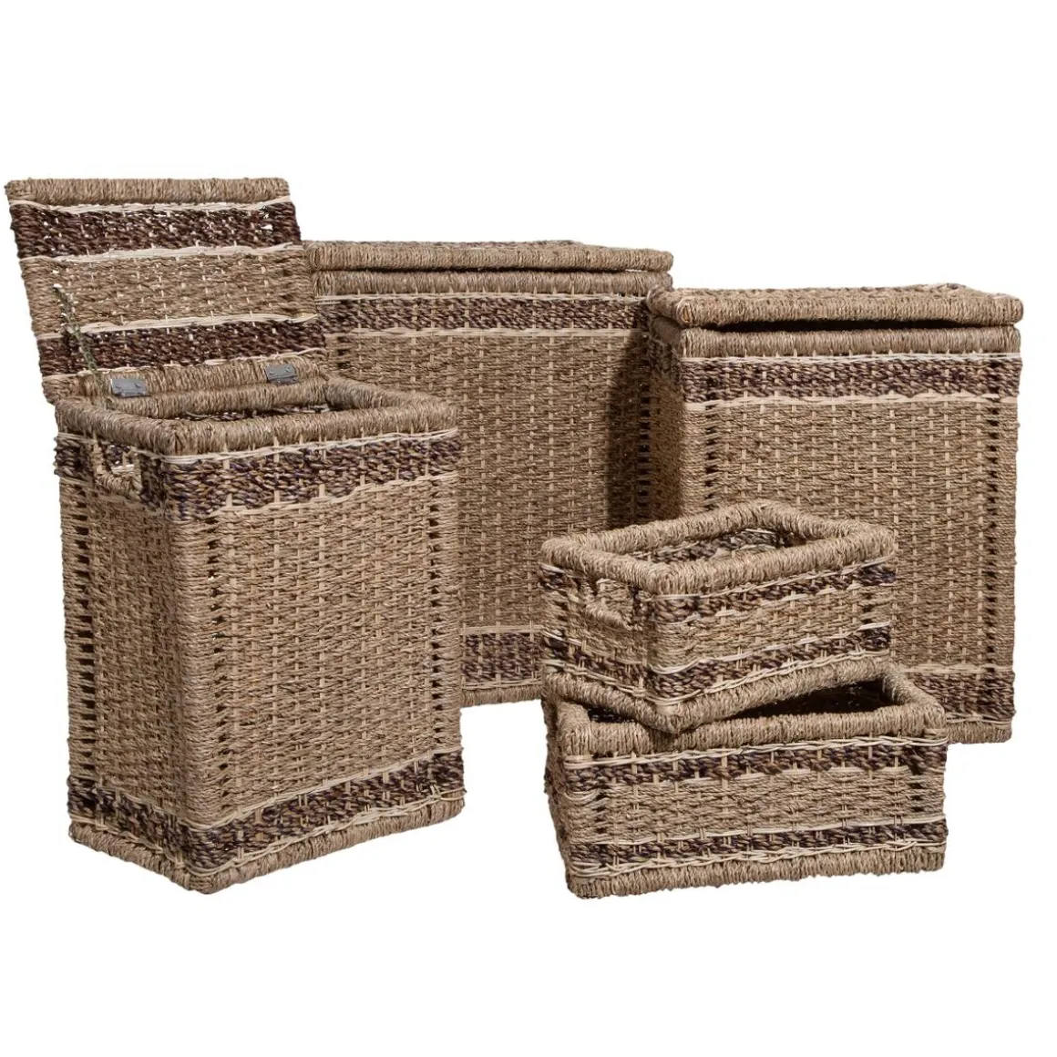 Set de 5 paniers rectangulaires