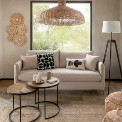 Set de 2 paniers ronds "Balaya"