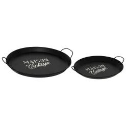 Set de 2 plateaux