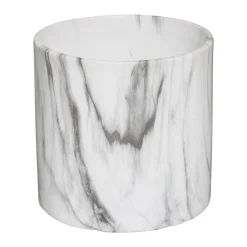 Set de 2 pots, céramique/marbre