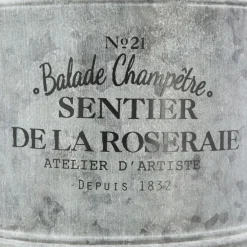 Set de 2 seaux métal