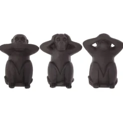 Set de 3 statuettes "Singes sagesse"