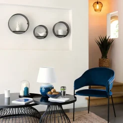 Set de 3 étagères murales 